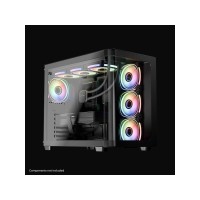 LC POWER Gaming 8001B-ON Pro-Storm Dark midi kuciste LC POWER Gaming 8001B-ON Pro-Storm Dark midi kuciste