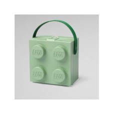 LEGO KUTIJA ZA UŽINU SA RUČKOM: PEŠČANO ZELENA LEGO KUTIJA ZA UŽINU SA RUČKOM: PEŠČANO ZELENA