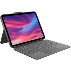 LOGITECH Combo Touch Detachable backlit keyboard case with trackpad and Smart Connector for iPad (10th gen) - Oxford Grey - UK LOGITECH Combo Touch Detachable backlit keyboard case with trackpad and Smart Connector for iPad (10th gen) - Oxford Grey - UK