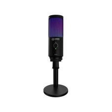 LORGAR SMP40, RGB Microphone with external mute button and metal stand, Black LORGAR SMP40, RGB Microphone with external mute button and metal stand, Black
