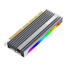 MAIWO Adapter M.2 NVMe na PCI-Express RGB Alu heatsink KT058 MAIWO Adapter M.2 NVMe na PCI-Express RGB Alu heatsink KT058