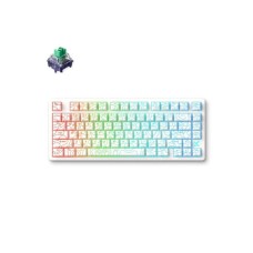 MCHOSE Gaming tastatura Jet 75 White Topographic/KailH Magtetic God switch