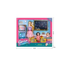 Milla Toys Lutka učiteljica sa dodacima I lutkicama 11/02090