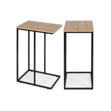 ModernHome Pomoćni bočni stočić za laptop sa metalnim okvirom ModernHome Pomoćni bočni stočić za laptop sa metalnim okvirom