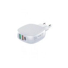 MOYE Voltaic USB punjač, 1x Tip-C, 2x USB, beli (UC-A35)