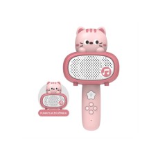 MS MOBILE 11252 Maca Dečiji Bluetooth zvučnik sa karaoke mikrofonom roze
