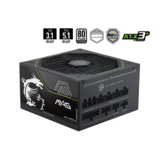 MSI MAG A1000PLS PCIE5 1000W napajanje MSI MAG A1000PLS PCIE5 1000W napajanje