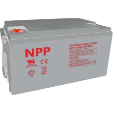 NPP NPG12V-65Ah, Gel battery, C20=65AH, T14, 350*168*179*179, 18,3KG, Light grey NPP NPG12V-65Ah, Gel battery, C20=65AH, T14, 350*168*179*179, 18,3KG, Light grey
