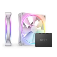 NZXT F140 RGB Duo Twin Pack 140mm ventilator beli RF-D14DF-W1 NZXT F140 RGB Duo Twin Pack 140mm ventilator beli RF-D14DF-W1