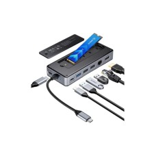 ORICO OM28PR-G2-BK-EP USB multiport TypeC+PD+HDMI+RJ45+NVME ORICO OM28PR-G2-BK-EP USB multiport TypeC+PD+HDMI+RJ45+NVME