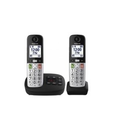 PANASONIC TELEFON KX-TGU432EXB - 2 slusalice crno/sivi sa sekretaricom PANASONIC TELEFON KX-TGU432EXB - 2 slusalice crno/sivi sa sekretaricom