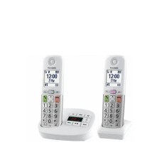 PANASONIC TELEFON KX-TGU432EXW - 2 slusalice beli sa sekretaricom PANASONIC TELEFON KX-TGU432EXW - 2 slusalice beli sa sekretaricom
