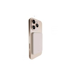 PURO MagSafe power bank 4200mAh bežična eksterna baterija Bež PURO MagSafe power bank 4200mAh bežična eksterna baterija Bež