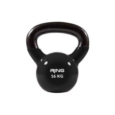 RING RING Kettlebell 16kg metal vinyl RX DB2174-16 black RING RING Kettlebell 16kg metal vinyl RX DB2174-16 black