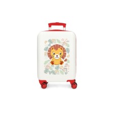 ROLL ROAD HAPPY PETS dečiji kofer 55 cm – bela/crvena