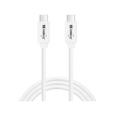 Sandberg USB-C na USB-C kabl, 100W PD, 1m, beli (136-53)