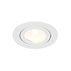 SCHRACK Punto LED 8W 760lm 4000K 36° 230V IP65/IP20 dimabilna bela
