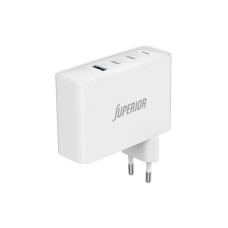 SUPERIOR SU-10001ACCC 100W GaN Fast PD + USB kućište punjača belo SUPERIOR SU-10001ACCC 100W GaN Fast PD + USB kućište punjača belo