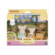 SYLVANIAN FAMILIES PICNIC SET -FENNEC FOX SISTER & BABY - (EC5698) SYLVANIAN FAMILIES PICNIC SET -FENNEC FOX SISTER & BABY - (EC5698)