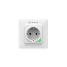Tellur SMART WIFI ZIDNA UTIČNICA TELLUR AC 16A 2400W BELA Tellur SMART WIFI ZIDNA UTIČNICA TELLUR AC 16A 2400W BELA