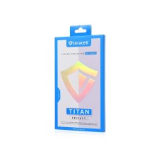 Tempered Zastitno staklo Tempered Glass Privacy Teracell Titan 2.5D za iPhone 15 Pro Max 6.7 crni (217604)