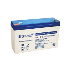 ULTRACELL Žele akumulator 12 Ah 6V/12- ULTRACELL Žele akumulator 12 Ah 6V/12-