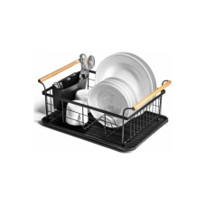 Vilde 150623 - Metlani ocedjivac za sudove sa drvenim drskama 42,5 x 29,5 x 19 cm Vilde 150623 - Metlani ocedjivac za sudove sa drvenim drskama 42,5 x 29,5 x 19 cm