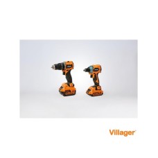 VILLAGER FUSE set bušilica VLP 5121 + odvrtač VLP 6420, baterija 1x2,0Ah,1x4,0Ah, punjač 2,4A VILLAGER FUSE set bušilica VLP 5121 + odvrtač VLP 6420, baterija 1x2,0Ah,1x4,0Ah, punjač 2,4A