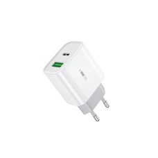 WEKOME U53 Superbrzi Strujni GaN punjač, 2-porta USB (3.0 i PD-tipC) 33W, beli WEKOME U53 Superbrzi Strujni GaN punjač, 2-porta USB (3.0 i PD-tipC) 33W, beli
