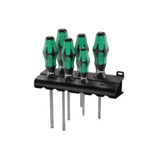 WERA Set ravnih i krstastih odvijača 6/1 WERA Set ravnih i krstastih odvijača 6/1