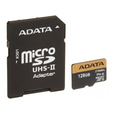 A DATA UHS-II U3 MicroSDXC 128GB class 10 + adapter AUSDX128GUII3CL10-CA1