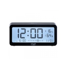 ADLER AD1195B budilnik na baterije, crni ADLER AD1195B budilnik na baterije, crni
