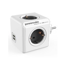 ALLOCACOC PowerCube Original USB 4xSchuko + dual USB 1202GY/DEOUPC