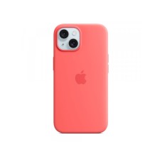 APPLE IPhone 15 Silicone Case w MagSafe - Guava (mt0v3zm/a)