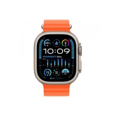 APPLE Watch Ultra 2 GPS+Cellular 49mm Titanium Case/Orange Ocean Band (mreh3se/a)