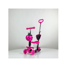 ARISTOM 652 Bubamara 5u1 Trotinet sa LED točkovima roze ARISTOM 652 Bubamara 5u1 Trotinet sa LED točkovima roze