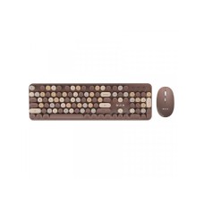 AULA AC306 Brown combo, bežični tastatura i miš