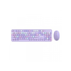 AULA AC306 Purple combo, bežični tastatura i miš