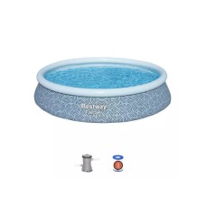 BESTWAY Bazen na naduvavanje 396 x 84 cm sa filter pumpom