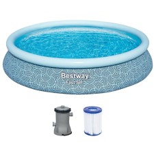 BESTWAY Bazen na naduvavanje 457 x 84cm sa filter pumpom