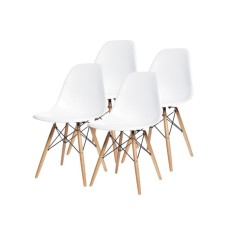 Bolzz MILANO SET 4 STOLICE WHITE BOLMILCHAWHITS Bolzz MILANO SET 4 STOLICE WHITE BOLMILCHAWHITS