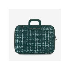 BOMBATA Torba Tweed 15,6''-16'' Zelena