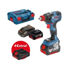 BOSCH Akumulatorski udarni odvrtač  GDX 18V-200 C; 2x5,0Ah + ProCORE 4,0 Ah; L-Boxx (0615990K7G)