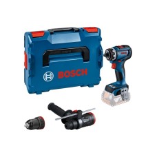 BOSCH GSR 18V-90 FC akumulatorska bušilica/odvrtač Solo; bez baterije i punjača + 2 FC nastavka u L-Boxx koferu (06019K6204)