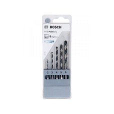 BOSCH HSS spiralna burgija PointTeQ 2,0/3,0/4,0/5,0/6,0 mm sa šestougaonim HEX prihvatom pakovanje od 5 komada - 2607002824