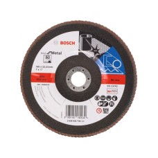 BOSCH Lamelni brusni disk X571, Best for Metal Prečnik 180 mm; granulacija 60, kolenasti - 2608606738