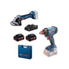 BOSCH plavi alat Akumulatorski set GDX 180-Li + GWS 180-Li, 18V, 2x4,0 Ah, 0615990N1U BOSCH plavi alat Akumulatorski set GDX 180-Li + GWS 180-Li, 18V, 2x4,0 Ah, 0615990N1U