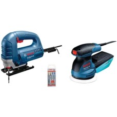 BOSCH plavi alat Ubodna testera GST 8000 E + Ekscentar brusilica GEX 125-1 AE 0615990M8K BOSCH plavi alat Ubodna testera GST 8000 E + Ekscentar brusilica GEX 125-1 AE 0615990M8K