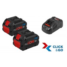 BOSCH Set akumulatora 2x ProCORE 18V 5.5Ah + 1x punjač GAL 1880 CV, 1600A0214C BOSCH Set akumulatora 2x ProCORE 18V 5.5Ah + 1x punjač GAL 1880 CV, 1600A0214C
