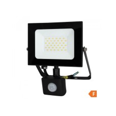 COMMEL LED Reflektor Senzor 30W 4000K, 2550lm 30kh, Crni C307-239